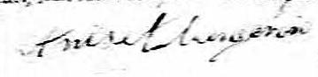 Signature de Aniset Bergeron: 2 mars 1836 Signature de Aniset Bergeron: 2 mars 1836