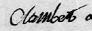 Signature de C Lambert: 17 octobre 1752 Signature de C Lambert: 17 octobre 1752