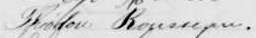 Signature de Thedore Rousseau: 23 janvier 1882 Signature de Thedore Rousseau: 23 janvier 1882