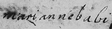 Signature de marianne babi: 1733 Signature de marianne babi: 1733