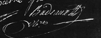 Signature de Badeaux: 7 mars 1786