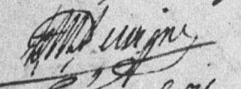 Signature de LM Decoigne: 1830
