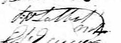 Signature de F.X. Talbot not.: 28 août 1837