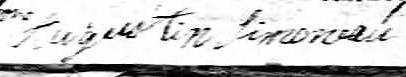 Signature de Augustin Simoneau: 17 mai 1825 Signature de Augustin Simoneau: 17 mai 1825