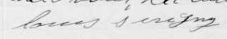 Signature de Louis Sevigny: 11 octobre 1897 Signature de Louis Sevigny: 11 octobre 1897