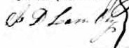 Signature de S D Lambly: 27 septembre 1867 Signature de S D Lambly: 27 septembre 1867
