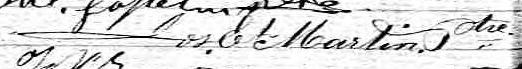 Signature de Jos. Et Martin Ptre: 16 mai 1865 Signature de Jos. Et Martin Ptre: 16 mai 1865