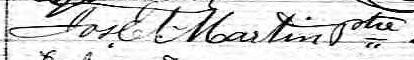 Signature de Jos. Et Martin Ptre: 12 juin 1865 Signature de Jos. Et Martin Ptre: 12 juin 1865