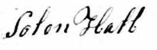 Signature de Solon Hall: 4 mai 1847