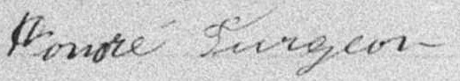 Signature d'Honoré Turgeon: 14 septembre 1896 Signature d'Honoré Turgeon: 14 septembre 1896