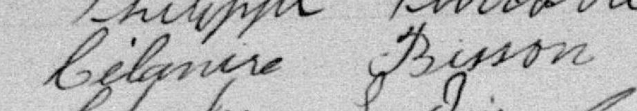 Signature de Célanire Bisson: 9 septembre 1894 Signature de Célanire Bisson: 9 septembre 1894