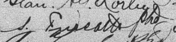 Signature de S. Furcatte: 13 août 1897