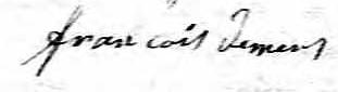 Signature de François Demers: 9 août 1829 Signature de François Demers: 9 août 1829