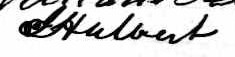 Signature de J Hulvert: 27 juin 1847
