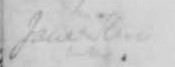 Signature de Jane Kerr: 18 octobre 1853 Signature de Jane Kerr: 18 octobre 1853