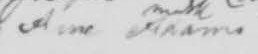 Signature d'Ann Adams: 17 mars 1856 Signature d'Ann Adams: 17 mars 1856
