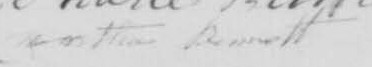 Signature de Martha Bennett: premier avril 1856