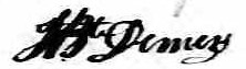 Signature de J Bte Demers: 11 avril 1831