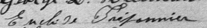 Signature d'Euclide Trépanier: 10 août 1886 Signature d'Euclide Trépanier: 10 août 1886