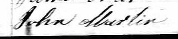 Signature de John Martin: 23 mars 1864
