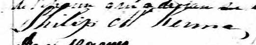 Signature de Philip McKenna: 24 avril 1843 Signature de Philip McKenna: 24 avril 1843