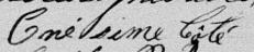 Signature de Onésime Coté: 19 septembre 1880 Signature de Onésime Coté: 19 septembre 1880