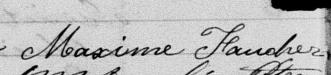 Signature de Maxime Faucher: 11 décembre 1882 Signature de Maxime Faucher: 11 décembre 1882