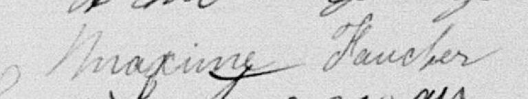 Signature de Maxime Faucher: 7 décembre 1894 Signature de Maxime Faucher: 7 décembre 1894
