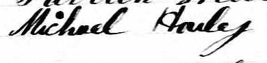 Signature de Michael Houley: 2 mai 1864