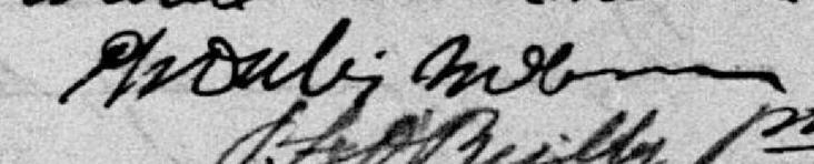 Signature de Philippe Dubé: 24 octobre 1895