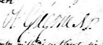 Signature de Ol. Grégoire N.P.: 28 septembre 1836