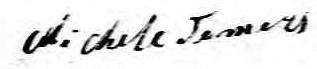 Signature de Michele Demers: 29 juillet 1823