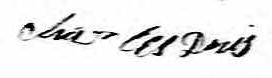 Signature de Charles Dous: 14 février 1825