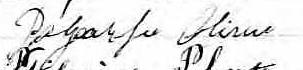 Signature de Polycarpe Olive: 2 octobre 1871 Signature de Polycarpe Olive: 2 octobre 1871