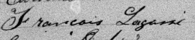 Signature de François Lagassé: 24 février 1882 Signature de François Lagassé: 24 février 1882