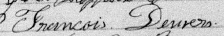 Signature de François Demers: 30 juillet 1878 Signature de François Demers: 30 juillet 1878