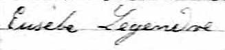 Signature de Eusèbe Legendre: 24 octobre 1848 Signature de Eusèbe Legendre: 24 octobre 1848