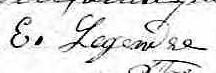 Signature de E. Legendre: 3 mai 1863 Signature de E. Legendre: 3 mai 1863