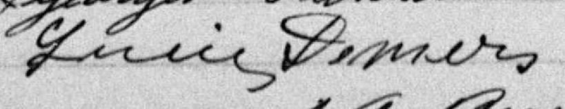 Signature de Lucie Demers: 15 mai 1893 Signature de Lucie Demers: 15 mai 1893