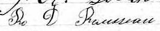 Signature de Ro D Rousseau: 22 avril 1873 Signature de Ro D Rousseau: 22 avril 1873