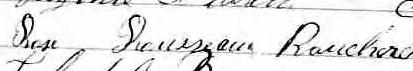 Signature de Rose Rousseau Boucher: 14 juillet 1874 Signature de Rose Rousseau Boucher: 14 juillet 1874