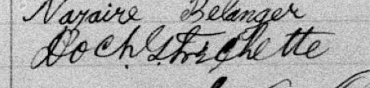 Signature de Doch. G. Frechette: 12 février 1884 Signature de Doch. G. Frechette: 12 février 1884