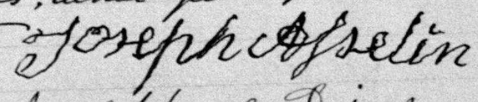 Signature de Joseph Asselin: 26 mai 1892 Signature de Joseph Asselin: 26 mai 1892