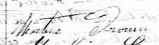 Signature de Martine Drouin: 26 juillet 1853 Signature de Martine Drouin: 26 juillet 1853