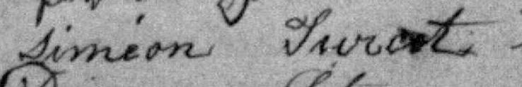 Signature de Siméon Turcot: 23 juillet 1883 Signature de Siméon Turcot: 23 juillet 1883