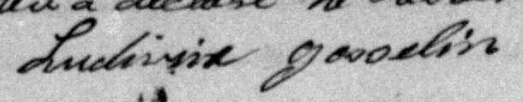 Signature de Ludivine Gosselin: 13 juin 1877 Signature de Ludivine Gosselin: 13 juin 1877
