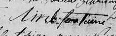 Signature de Amb.. Fontaine: 7 juin 1816 Signature de Amb.. Fontaine: 7 juin 1816
