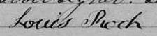 Signature de Louis Roch: 15 mai 1866 Signature de Louis Roch: 15 mai 1866