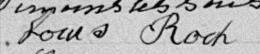 Signature de Louis Roch: 2 septembre 1898 Signature de Louis Roch: 2 septembre 1898
