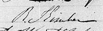 Signature de R. Kimber: 7 août 1839 Signature de R. Kimber: 7 août 1839